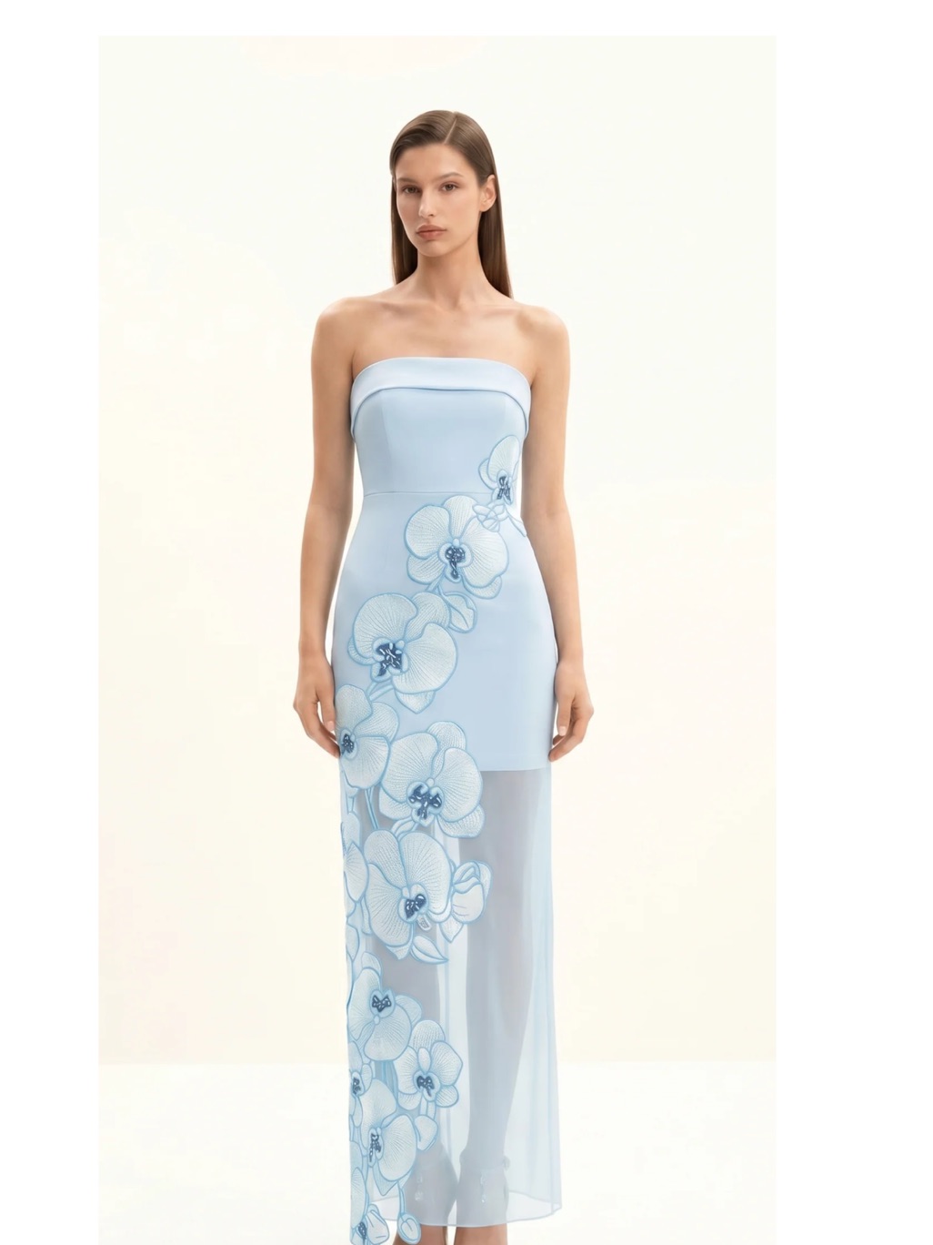 Jw Pei Orchid Embroidered Dress